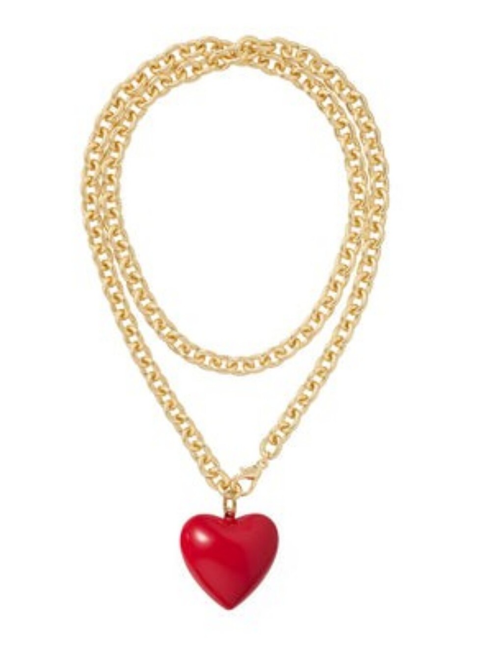 Roxanne Assoulin The Big Puffy Heart Charm Necklace